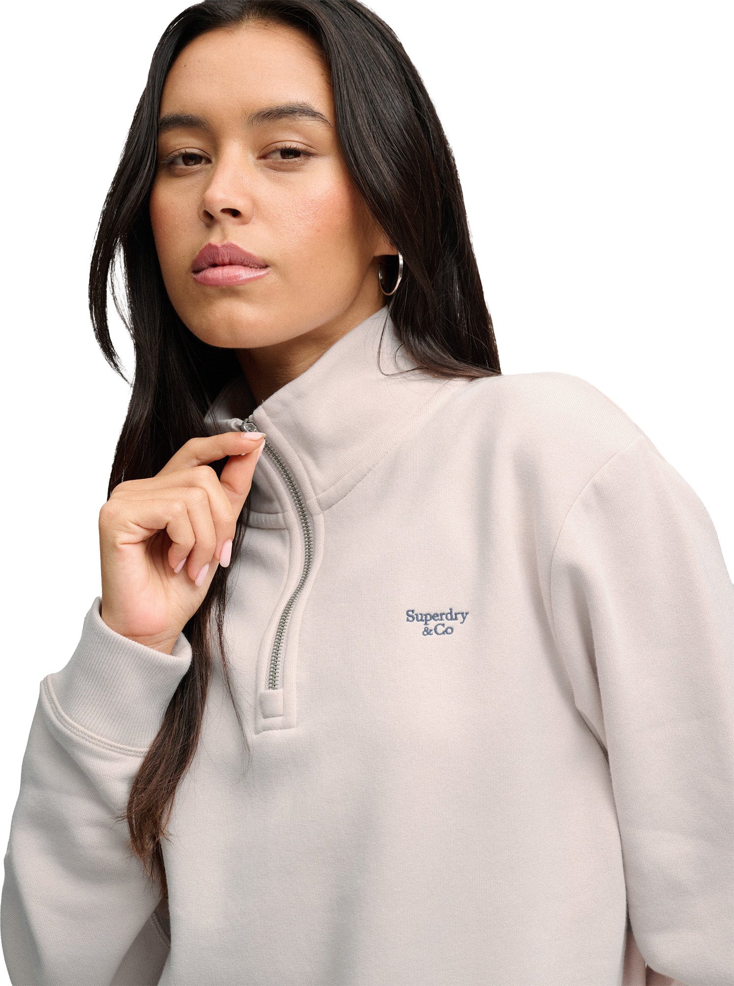 Superdry & Co Signature Ženski pulover siva L Slika 3