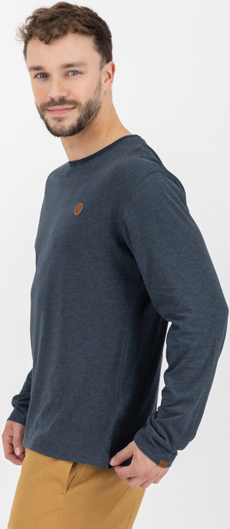Alife And Kickin AlexAK A Longsleeve Manches longues bleu foncé M Figure 3