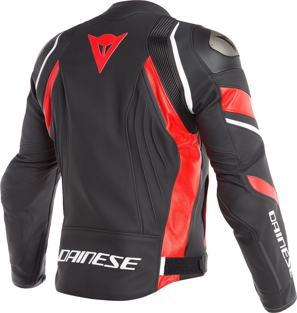 Dainese Avro 4 Motorcycle Leather Jacket black/red 56 Figure 2