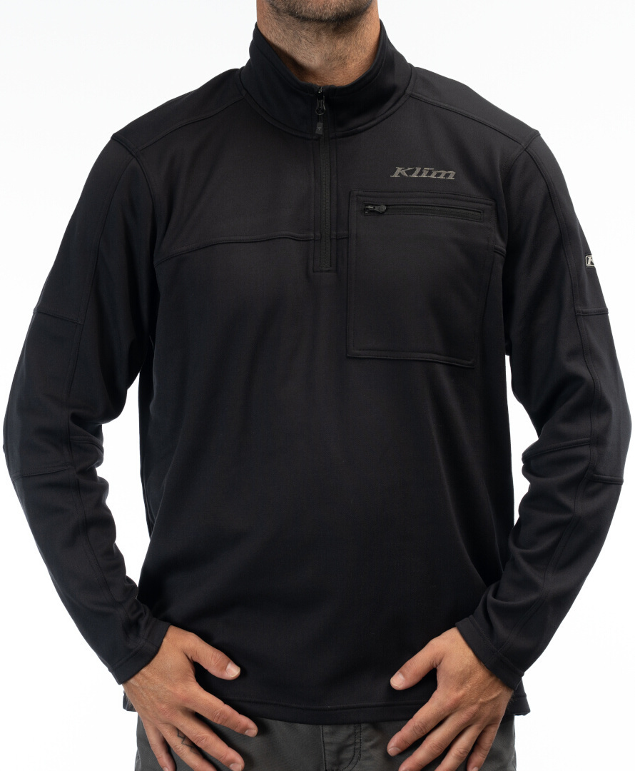 Klim Glacier 1/4 Zip Pullover schwarz XL Abbildung 1