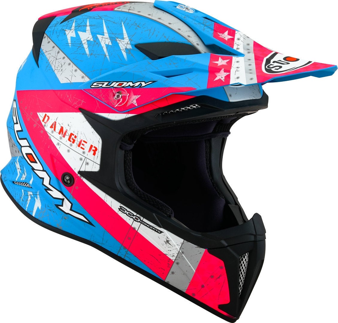 Suomy X-Wing Jetfighter Motocross Helm pink matt S (55/56) Abbildung 2