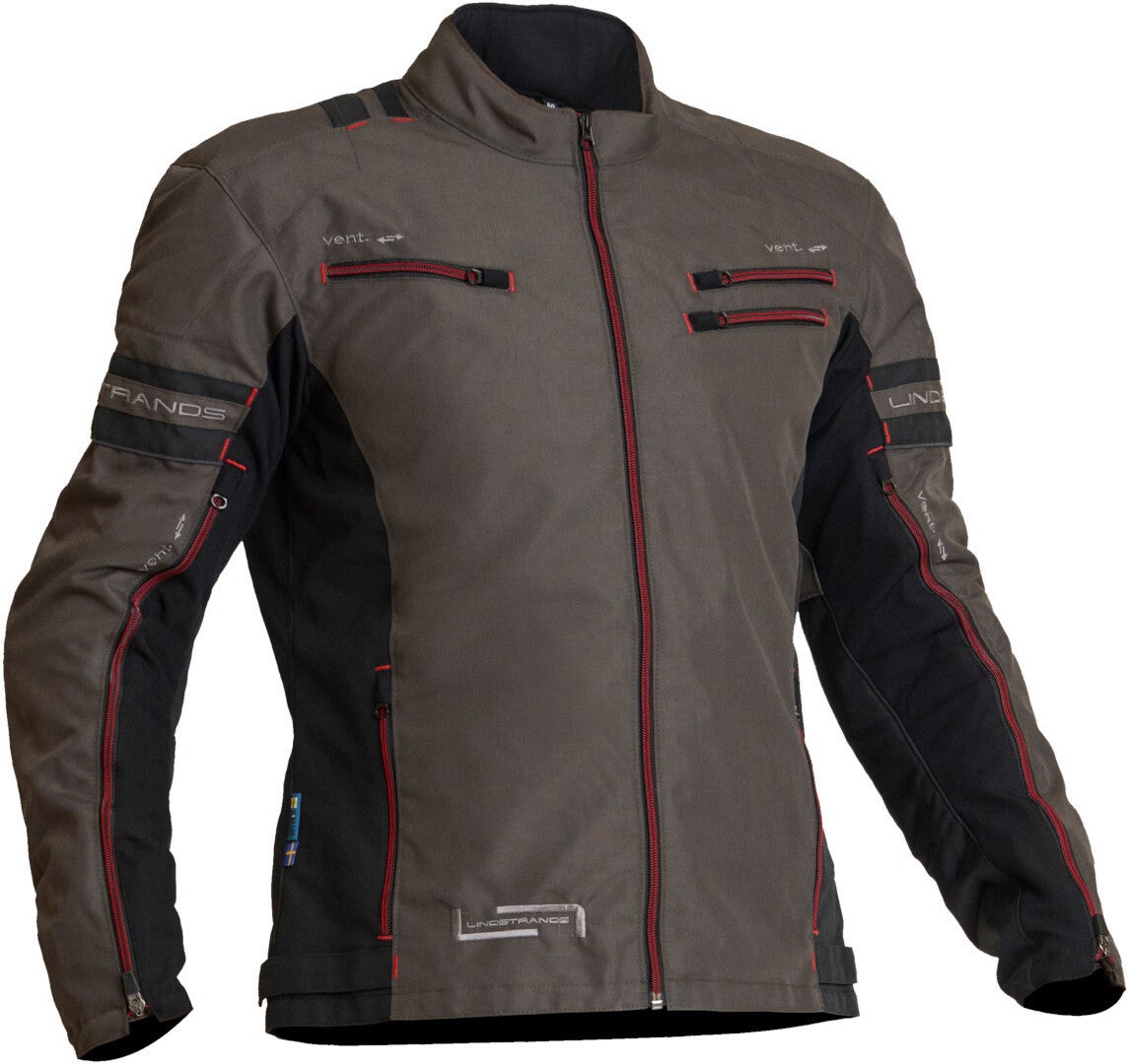 Lindstrands Lysvik veste textile de moto imperméable Vert militaire 54 Figure 1