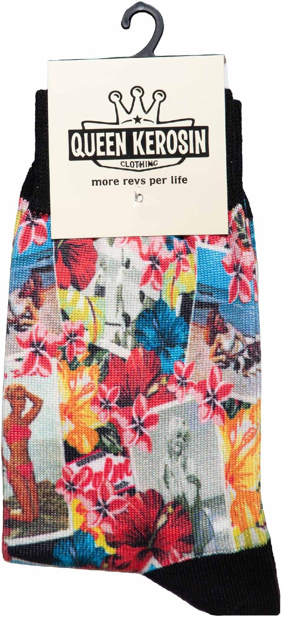 Queen Kerosin Tropical Vibes Дамски чорапи 36/38 Фигура 3