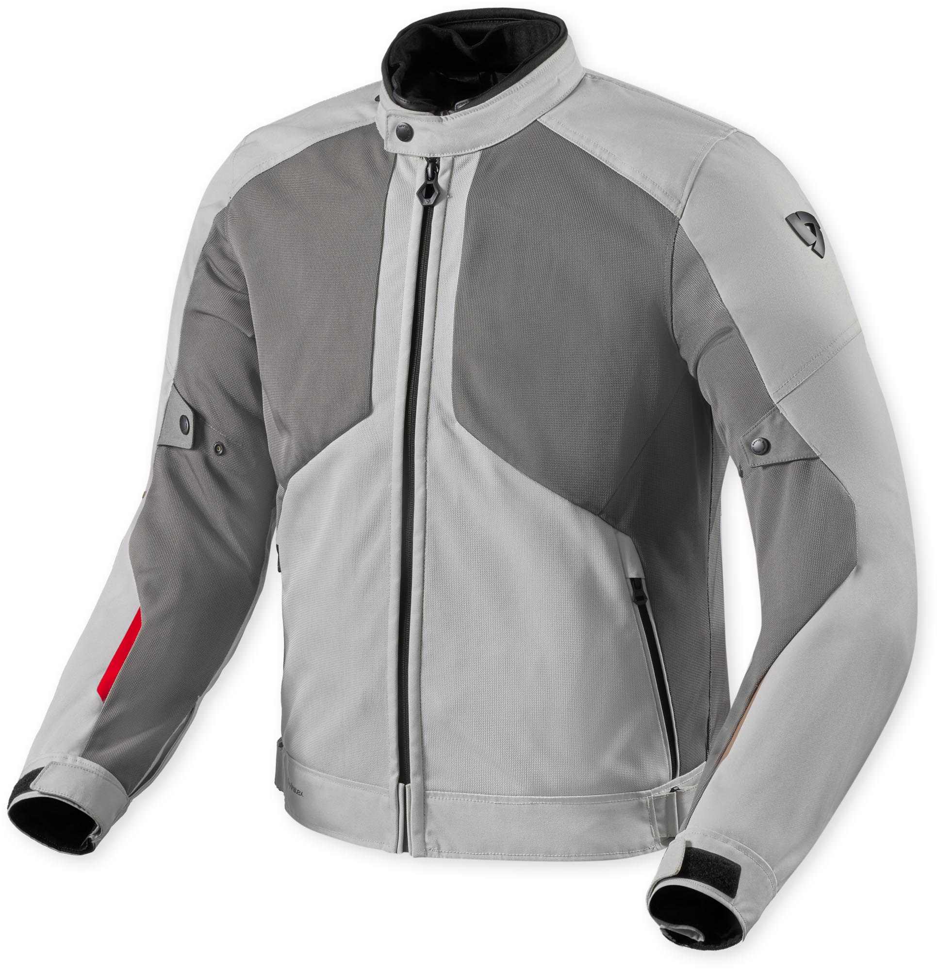 Revit Torque 3 H2O waterproof Motorcycle Textile Jacket light grey/red L Figure 1