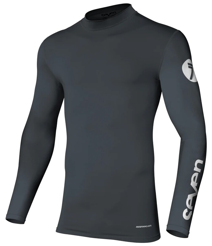 SEVEN Zero Compressions Jugendtrikot - anthrazit anthrazit/kohlschwarz YM Abbildung 2