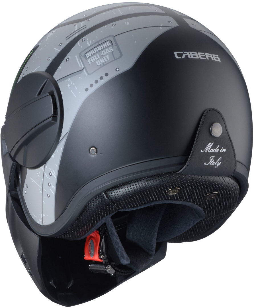 Caberg Ghost X Vyrus Casco Jet nero opaco/grigio/verde XL (60) Figura 3