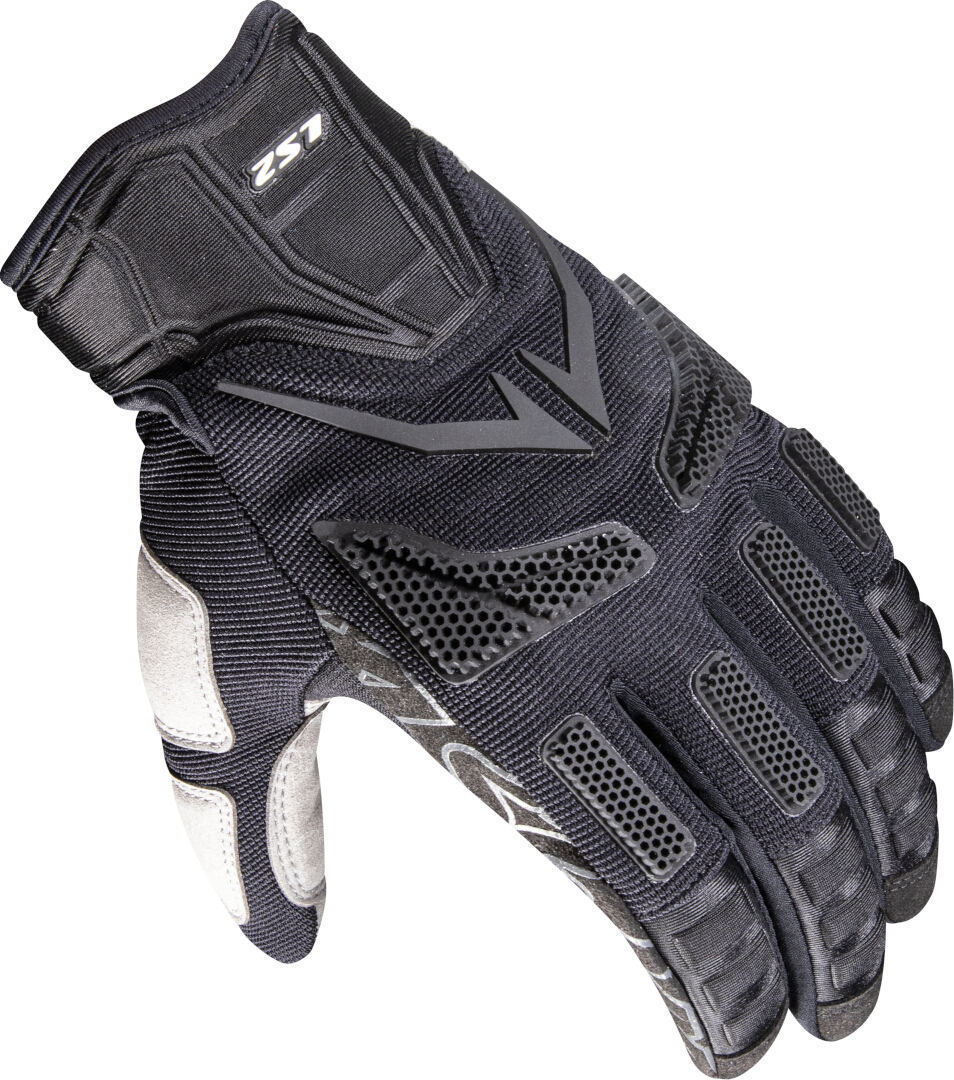 LS2 Ravin Moto rukavice Černá/šedá 2XL Obrázek 1