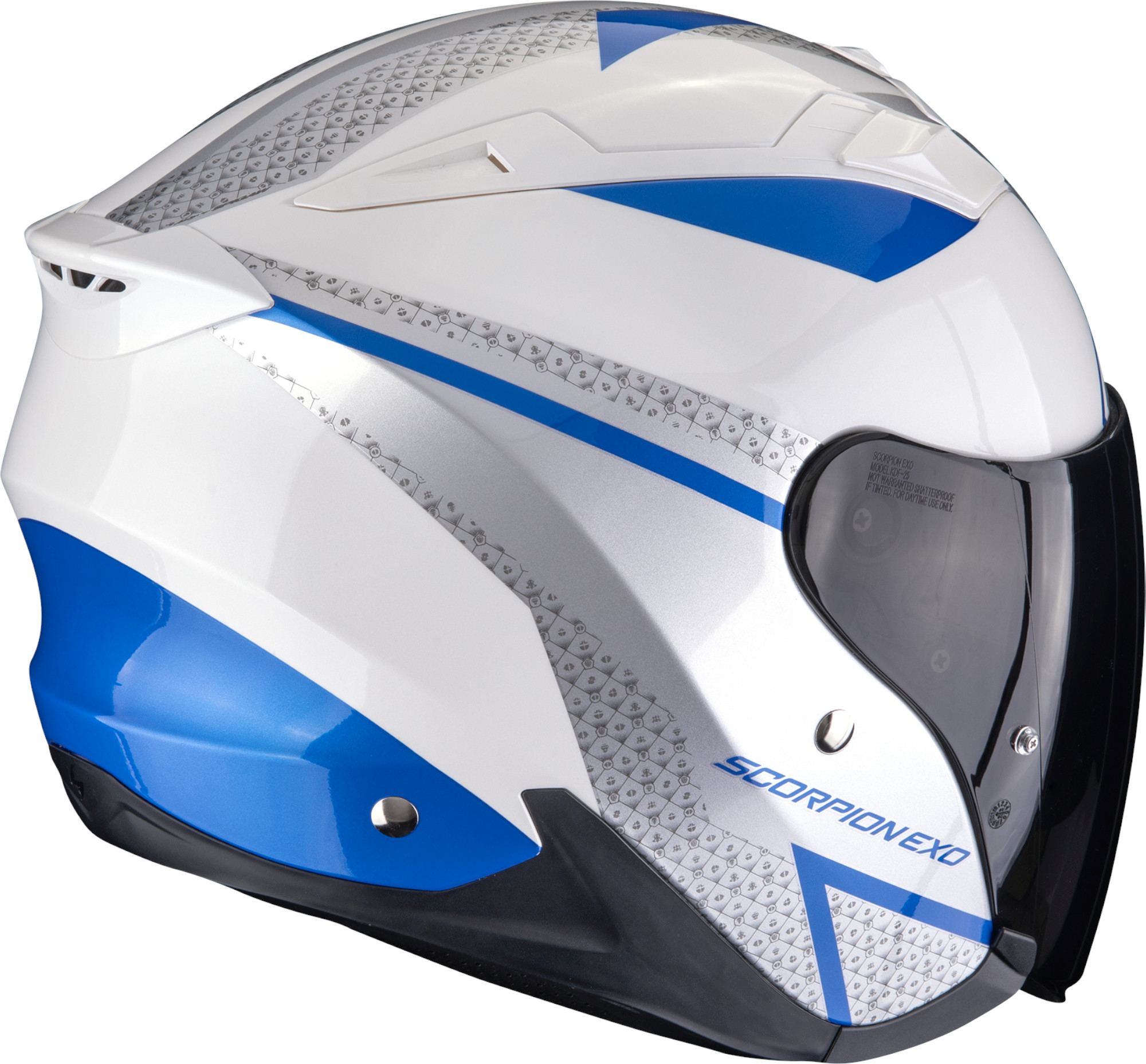 Scorpion EXO-230 Loop Jethelm weiß/grau/blau XL (60/61) Abbildung 3