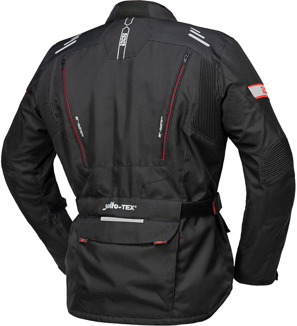 IXS Lorin-ST Motorcycle Textile Jacket black/red 3XL Figure 2