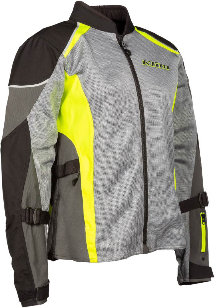 Klim Avalon Motorcykel Textil Jacka grå/gul XXL Figur 3