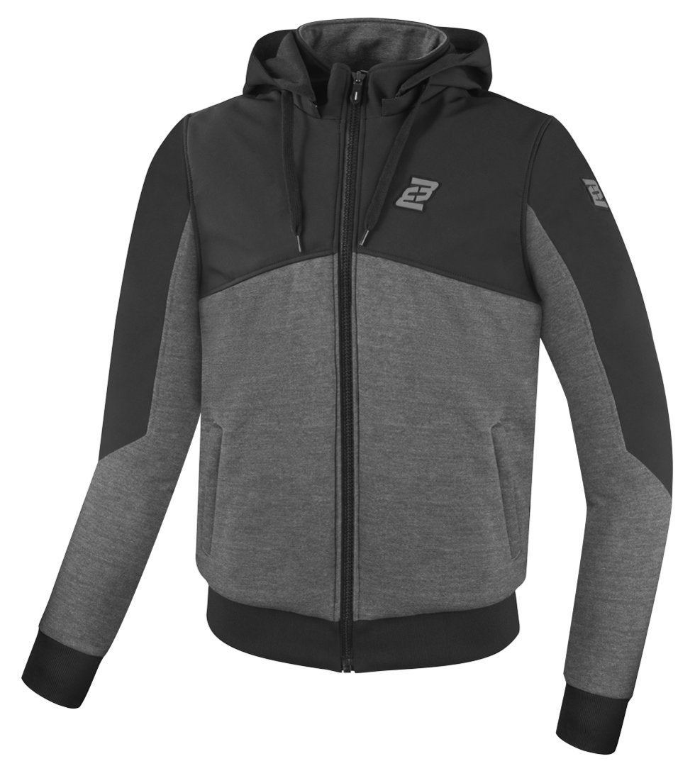 Bogotto Finish-R Motorcycle Zip Hoodie grey/black XL Figure 1
