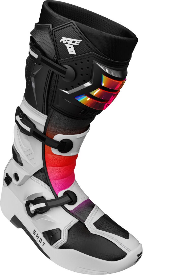 Shot Race 8 Bottes de motocross Blanc/Rose 40 Figure 3