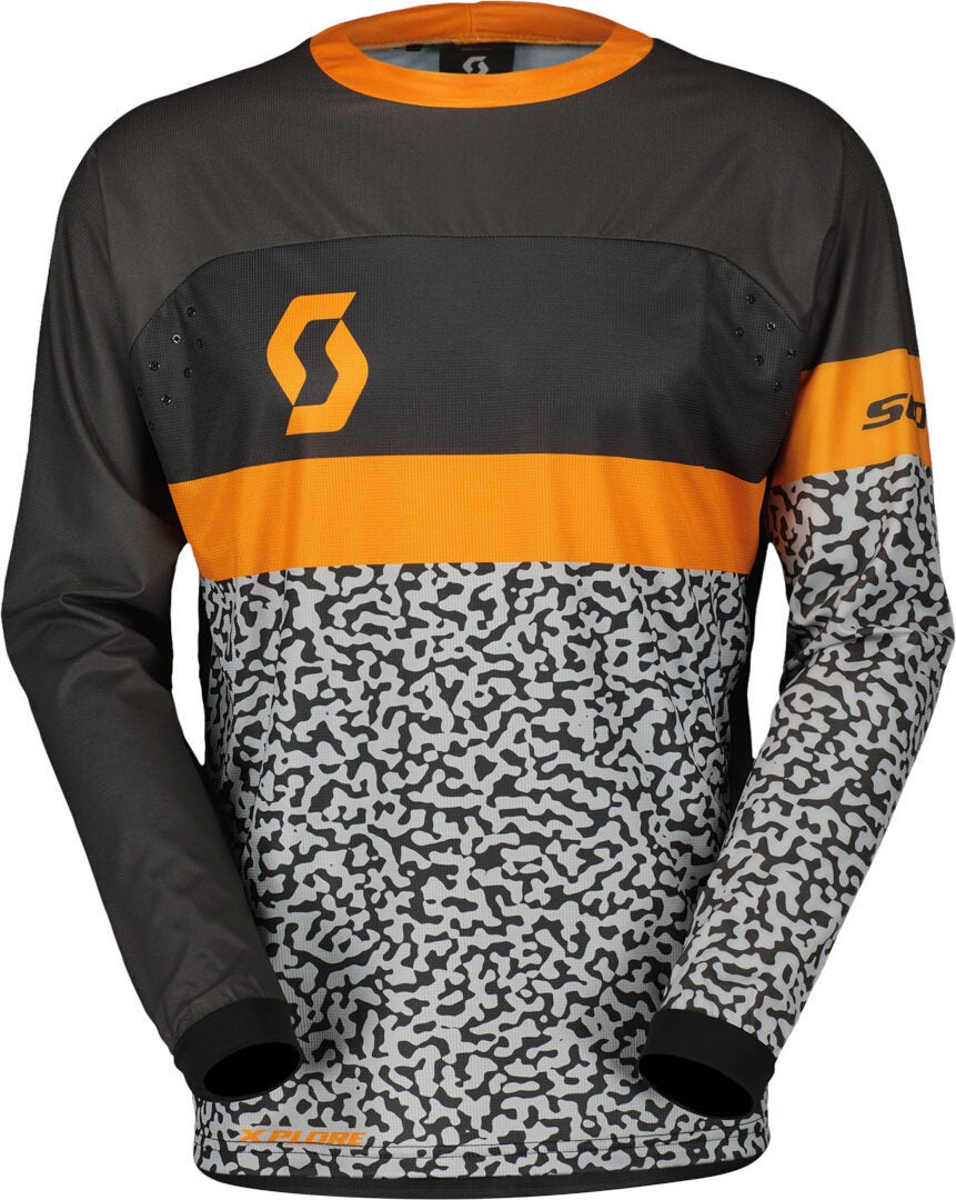 Scott 450 X-Plore Swap Motocross Jersey grau/orange M Abbildung 1
