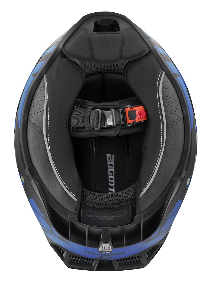 Bogotto Rapto Demon Helmet blue matt XL Figure 19