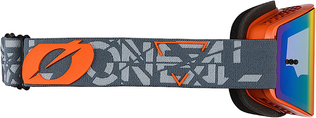 Oneal B-20 Strain V.22 Motocross Brille orange/grau Abbildung 2