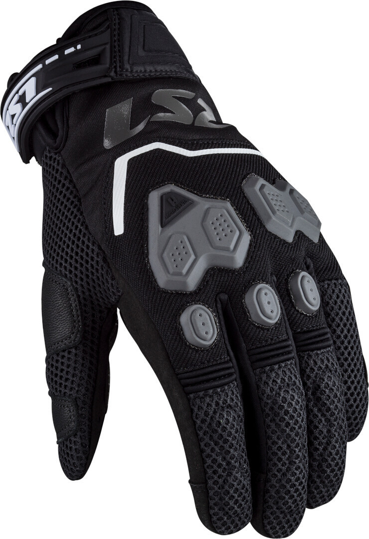 LS2 Vega Mesh Motorrad Handschuhe schwarz L Abbildung 1