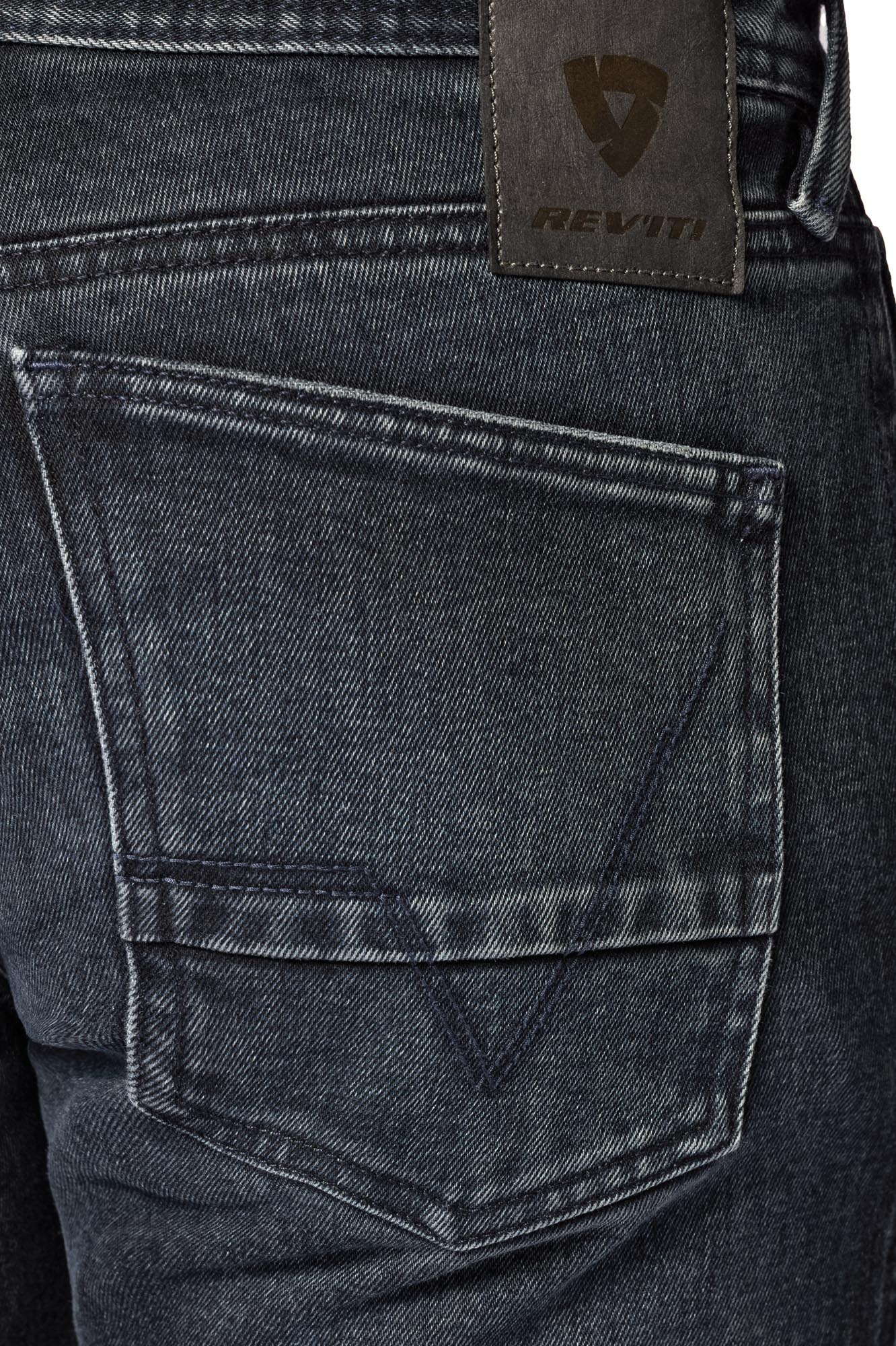 Side view of Revit Moto 2 TF Motorcycle Jeans