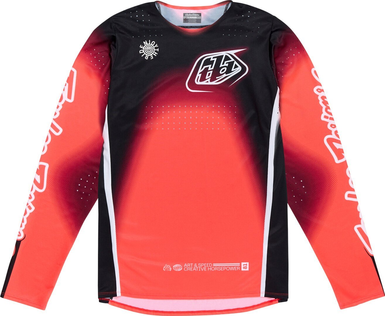 Troy Lee Designs SE Pro Array Motocross Jersey rot/schwarz/weiß M Abbildung 1