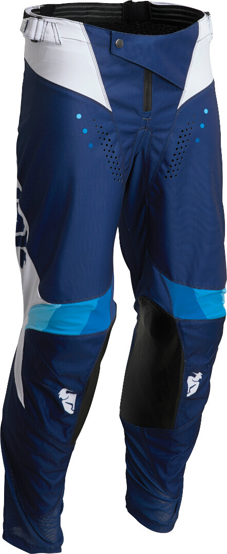 Thor Pulse React Pantalon de motocross Bleu marine/blanc 40 Figure 1