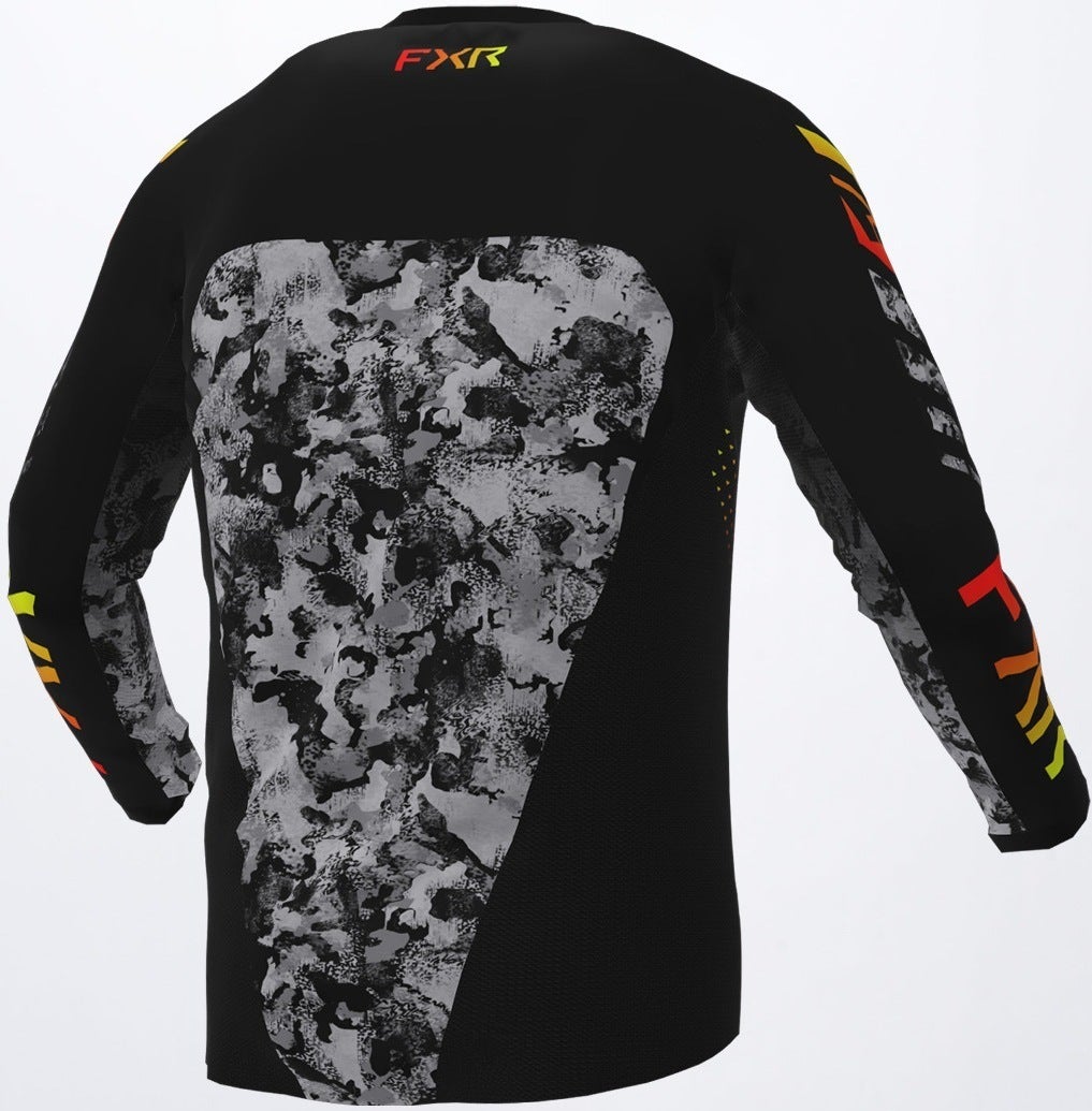 FXR Podium Colored Motocross Jersey schwarz/grau M Abbildung 2