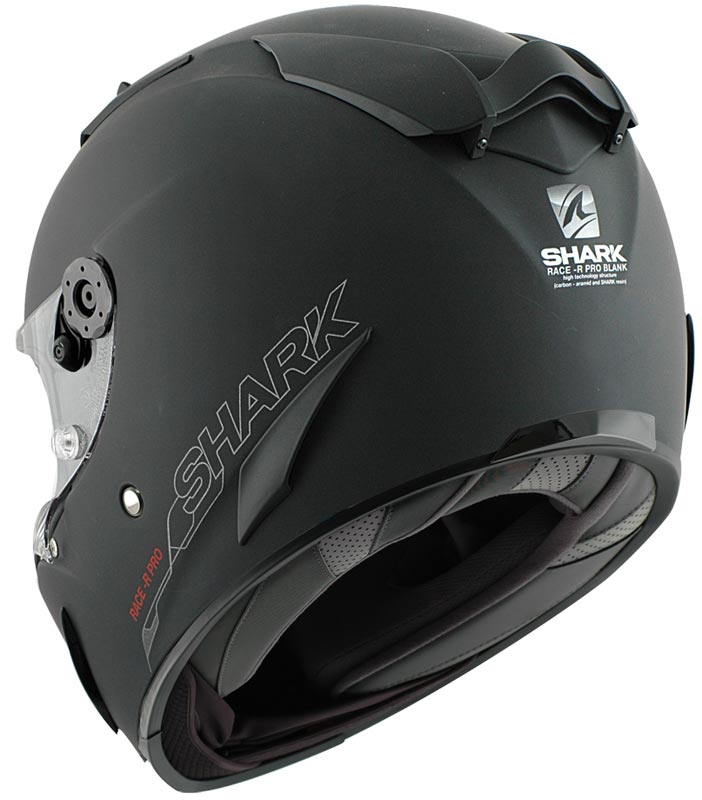 Shark Race-R Pro Blank Helm Black Matt S (55/56) Figuur 5