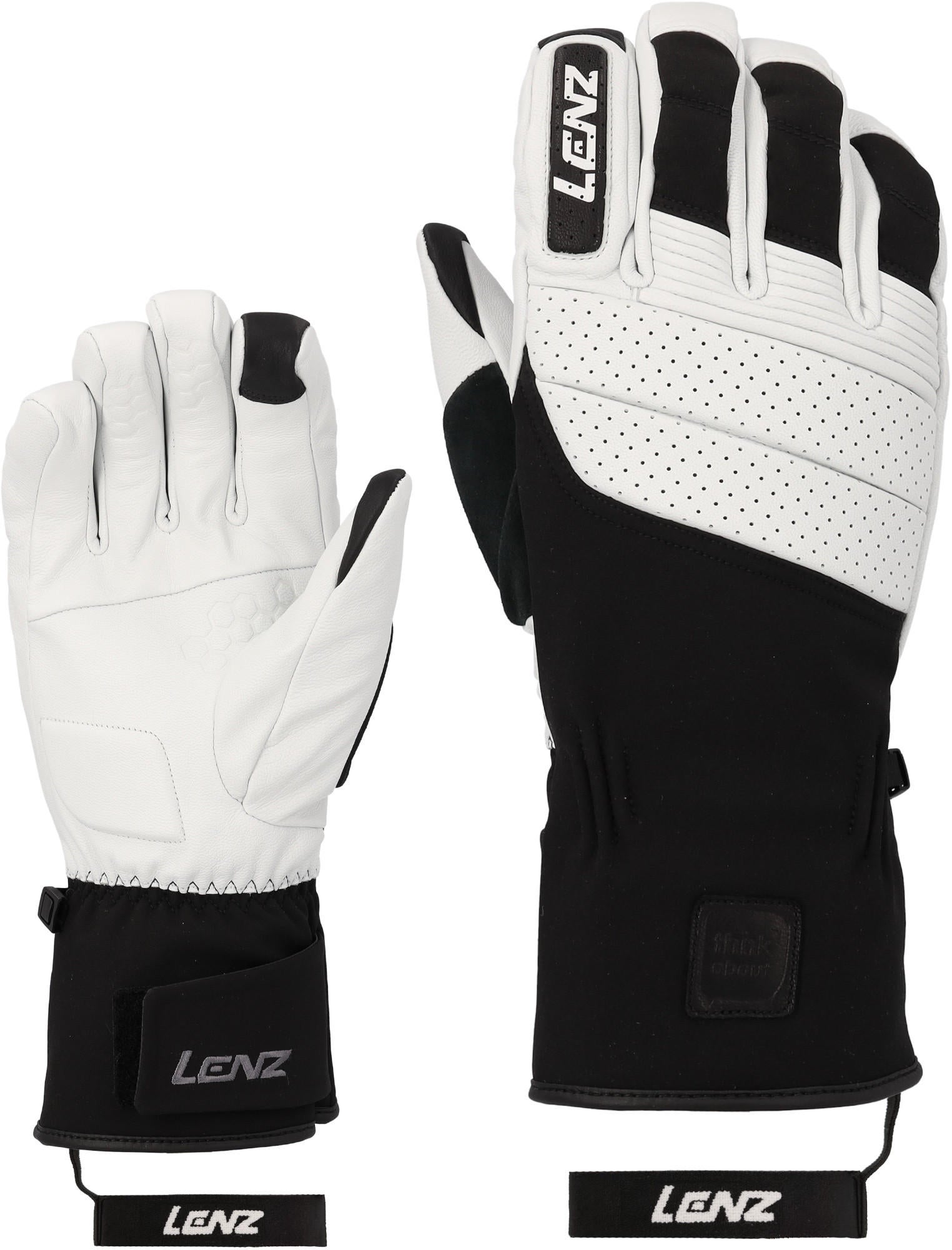 Lenz Think About Ski Gloves white/black XL Figure 1