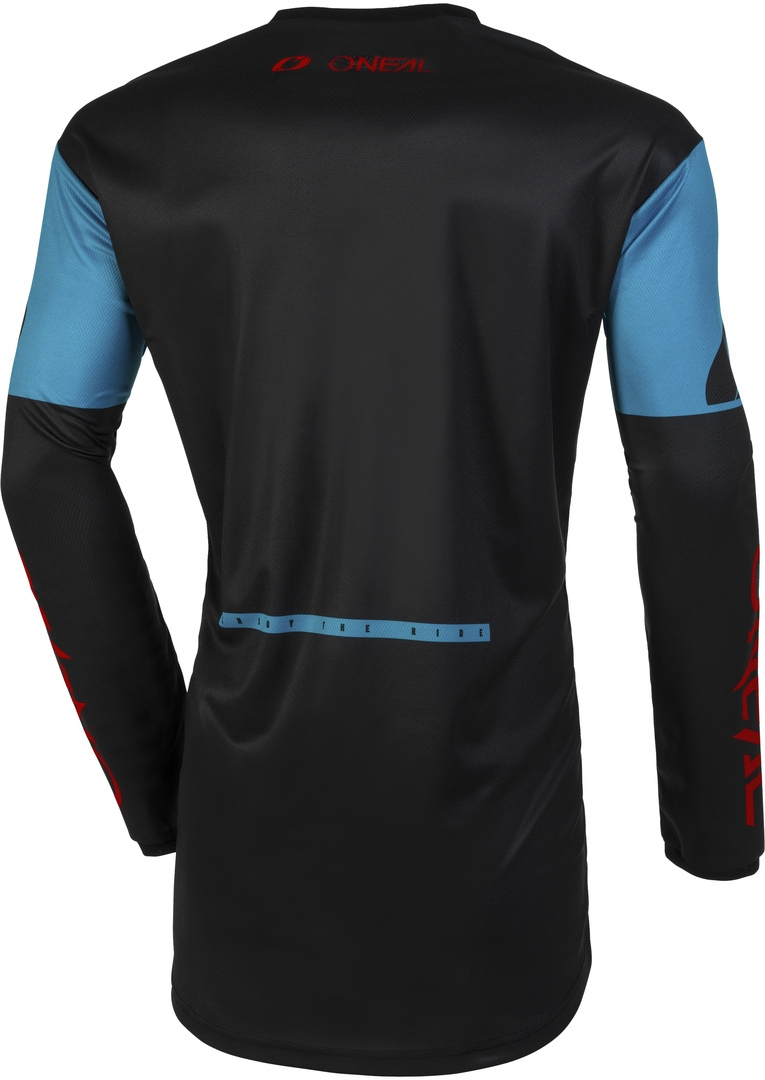 Oneal Element Brand Motocross Jersey preto/azul XL Figura 2