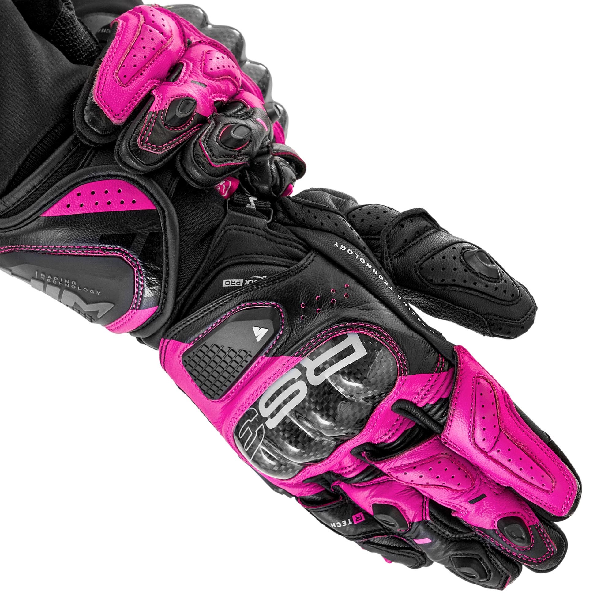 SHIMA RS-3 Gants moto pour dames noir/rose S Figure 1
