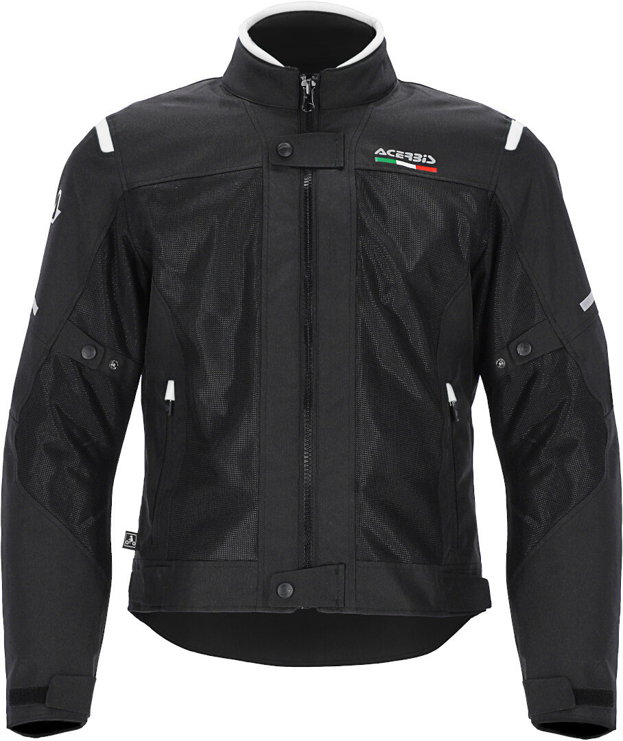 Acerbis On Road Ruby Motorcycle Textile Jacket black/white XXL Figure 5