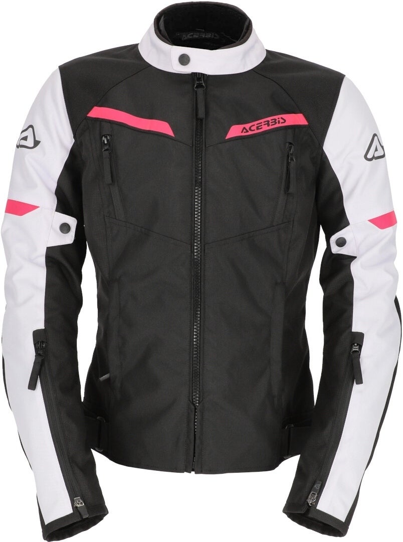 Acerbis X-Street Damen Motorrad Textiljacke schwarz/weiß/pink M Abbildung 11