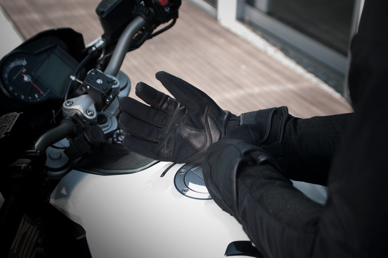 SHIMA Unica vandtætte damer motorcykelhandsker S Figur 5