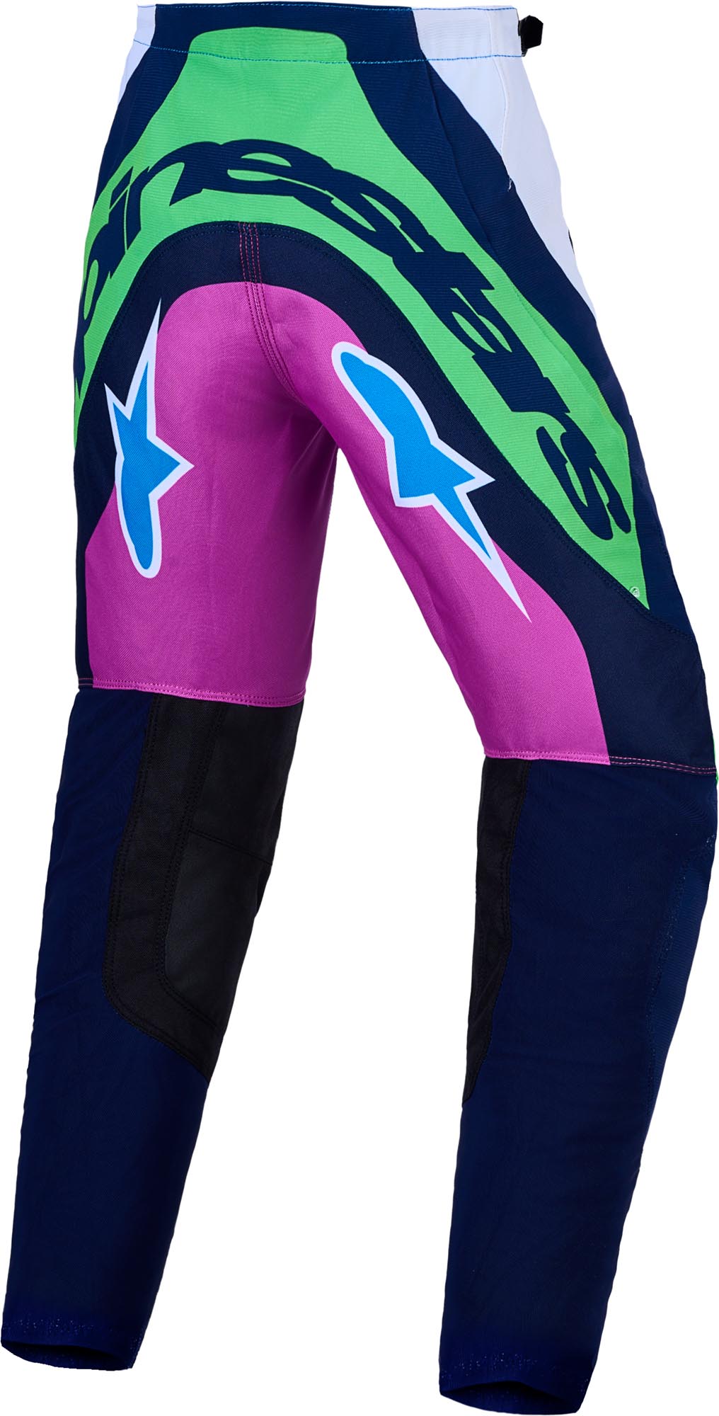 Alpinestars Supertech Maven Youth Motocross Pants white/blue/green 28 Figure 2