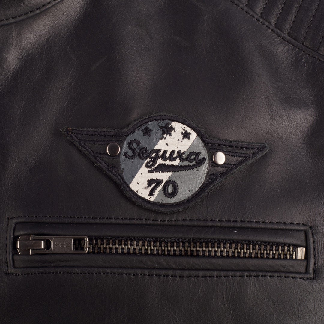 Segura Riverton Motorcycle Leather Jacket black/grey 4XL Figure 6