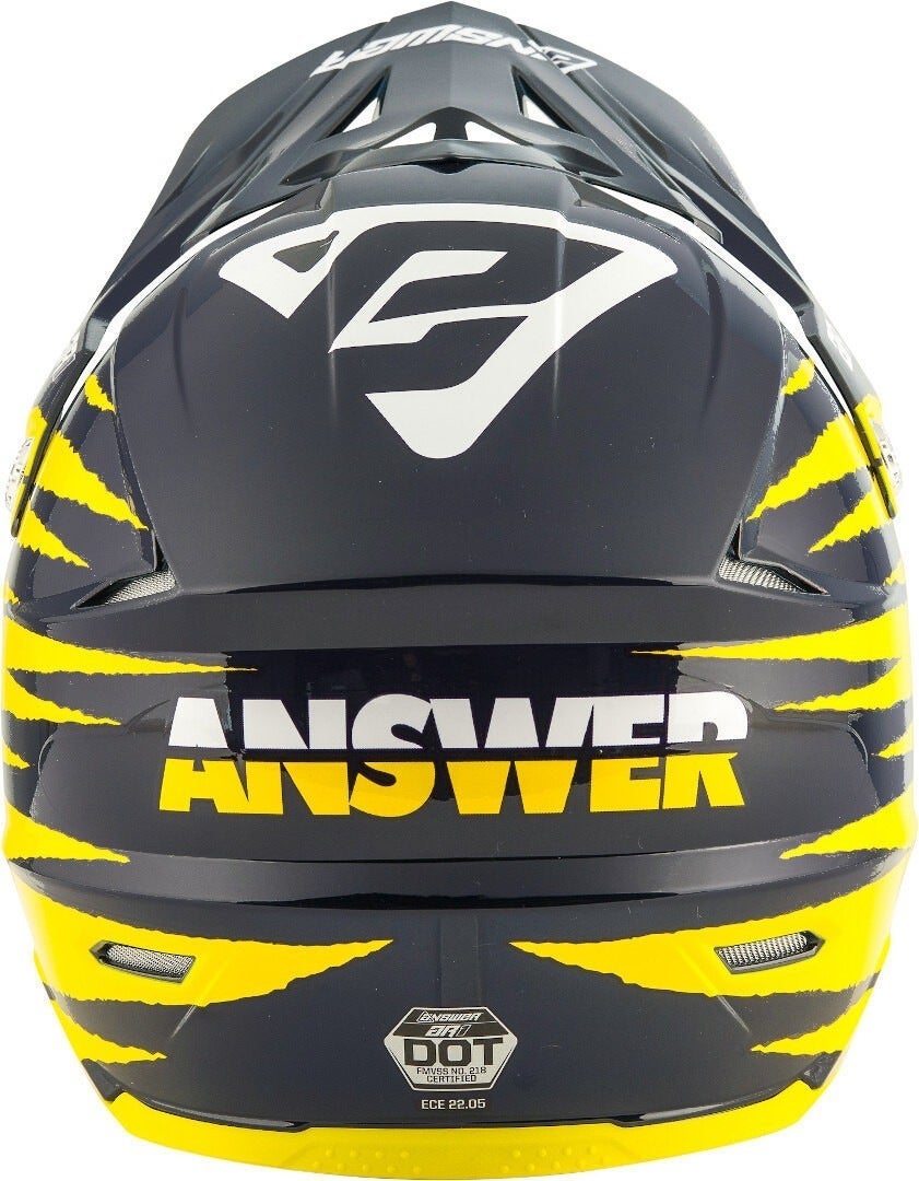 Answer AR-1 Pro Glow Motocross Helm gelb/schwarz L (59/60) Abbildung 4