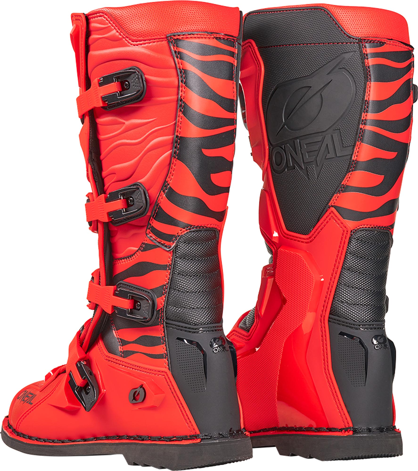 Oneal 3SRS EC Zebra Motokrosa zābaki sarkans 45 3. attēls
