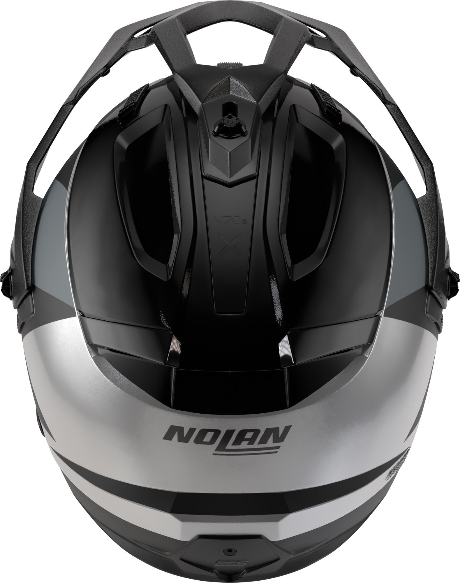 Nolan N70-2 X 06 Turbine Helm schwarz/weiß S (56) Abbildung 3