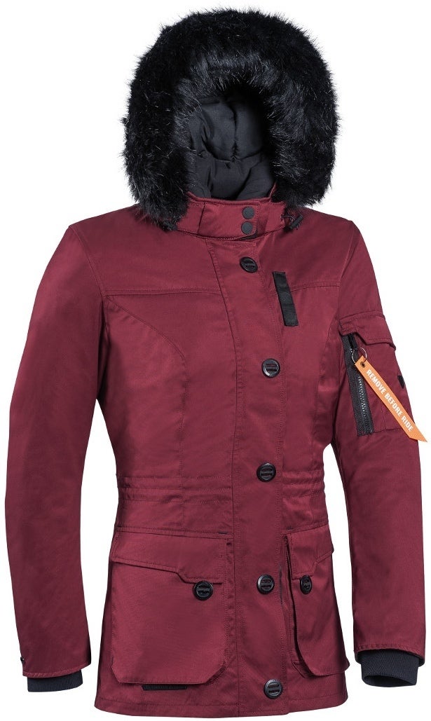 Ixon Ontario Giacca donna moto tessile Rosso Borgogna L Figura 3