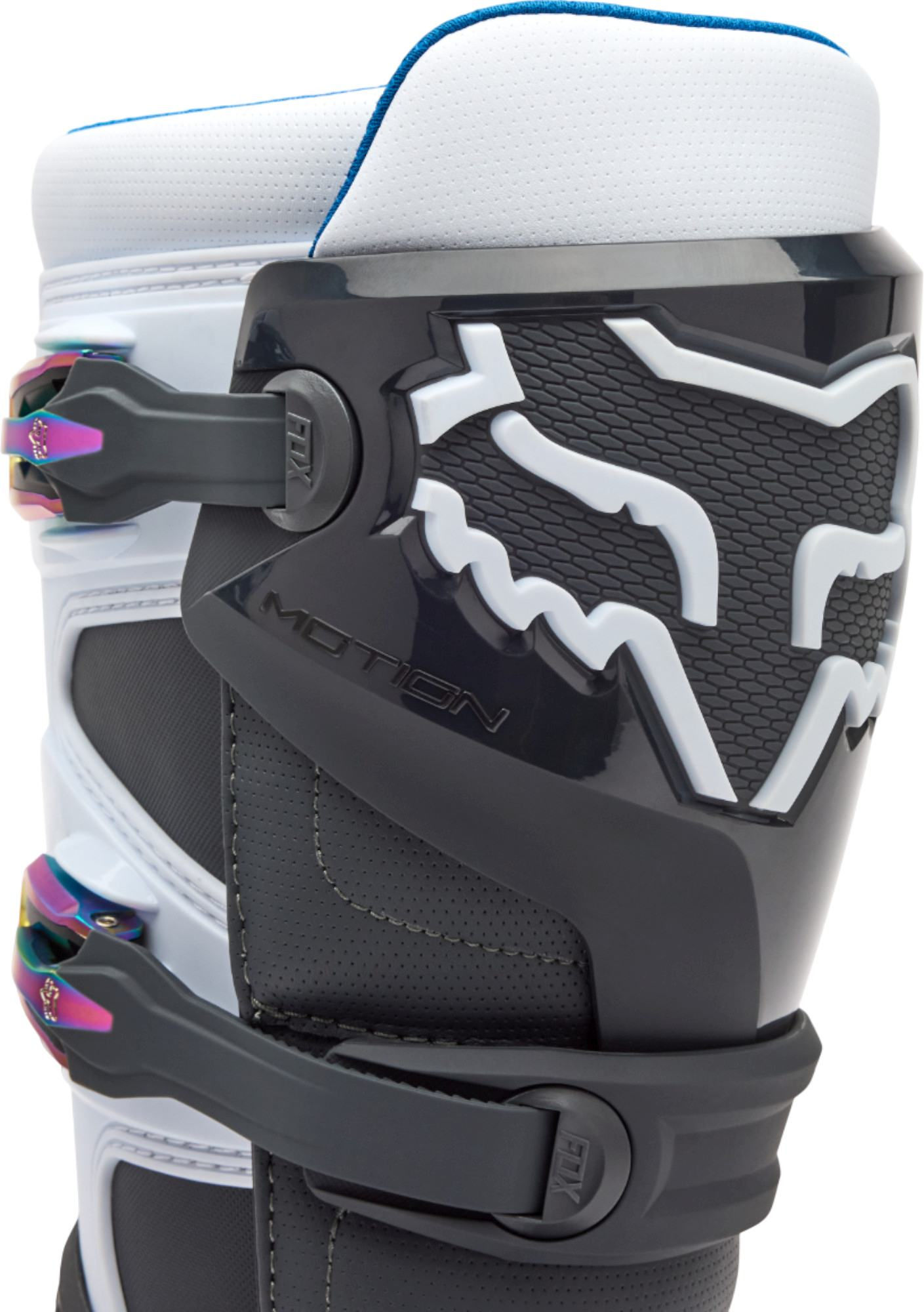 FOX Motion Motocross Boots black/white/grey 11,5 Figure 9