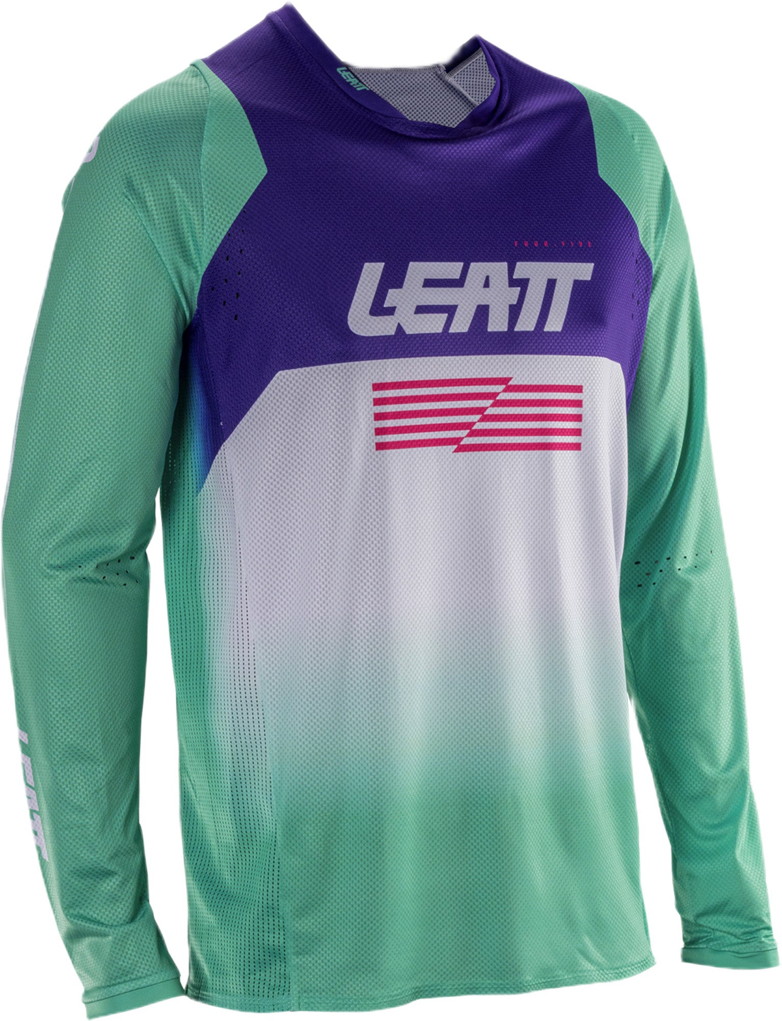 Leatt Men's Purple/Green Moto 4.5 Lite V26 Motocross Jersey