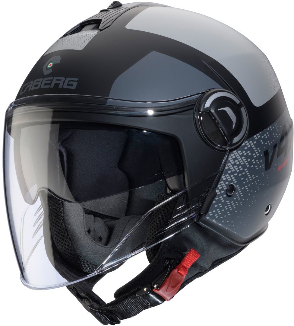 Caberg Riviera V4 X Alpha Casco Jet negro mate/gris M (57/58) Figura 1