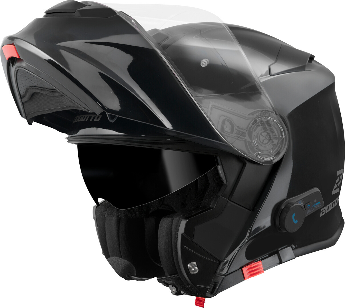 Bogotto H271 BT Bluetooth Casco nero M Figura 1