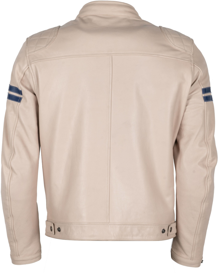 Helstons Chevy Buffalo Motorrad Lederjacke creme M Abbildung 7