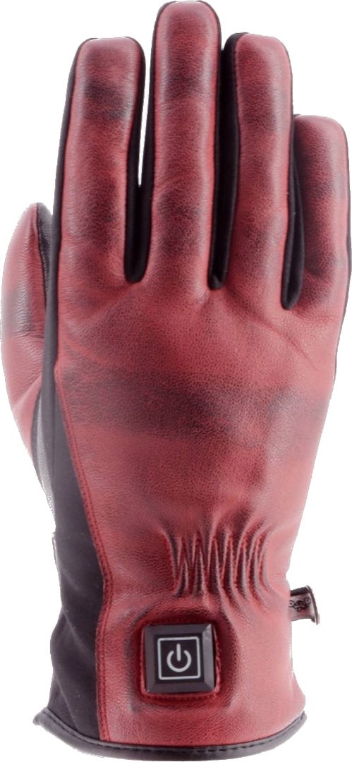 Helstons Nelly beheizbare Damen Motorrad Handschuhe rot/schwarz 9 Abbildung 1