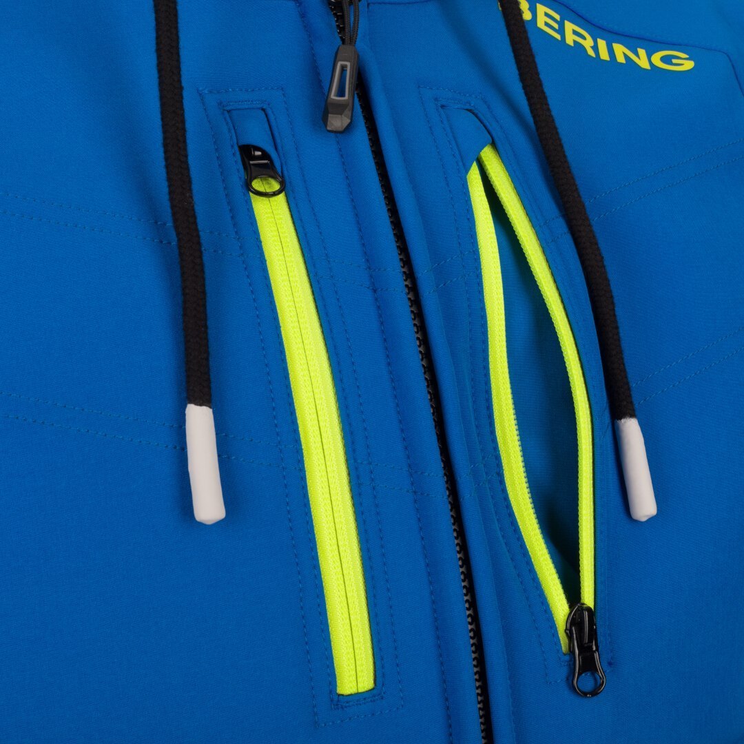 Bering Rotor Softshell vandtæt motorcykel tekstiljakke blå/grå M Figur 5