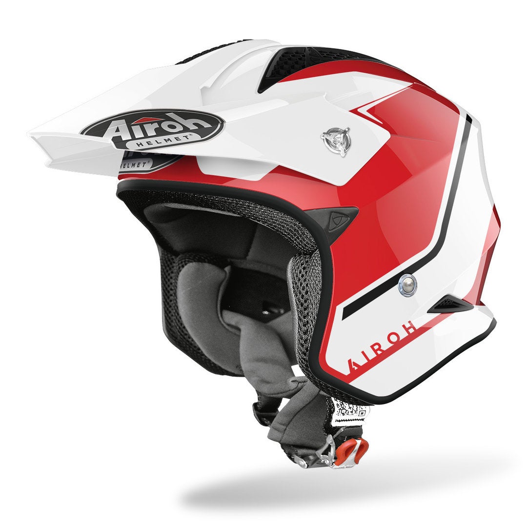 Airoh TRR S Keen Trial Jet Helm rood/wit M (57/58) Figuur 1