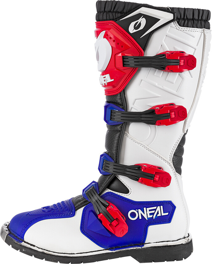 Oneal Rider Pro Motocross Boots blue/red 40 Figure 3