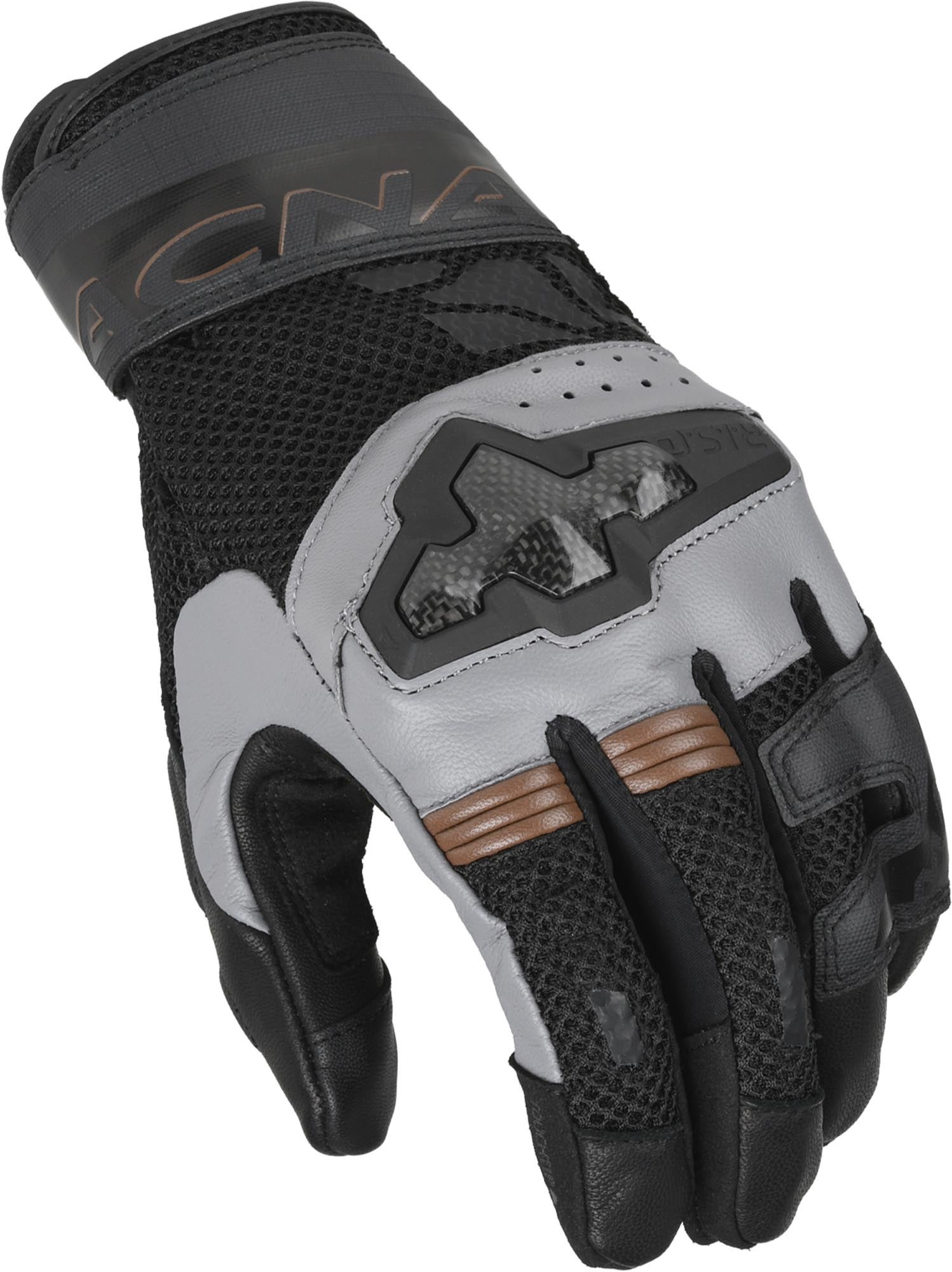 Macna Aurial Motorhandschoenen grijs/zwart M Figuur 1