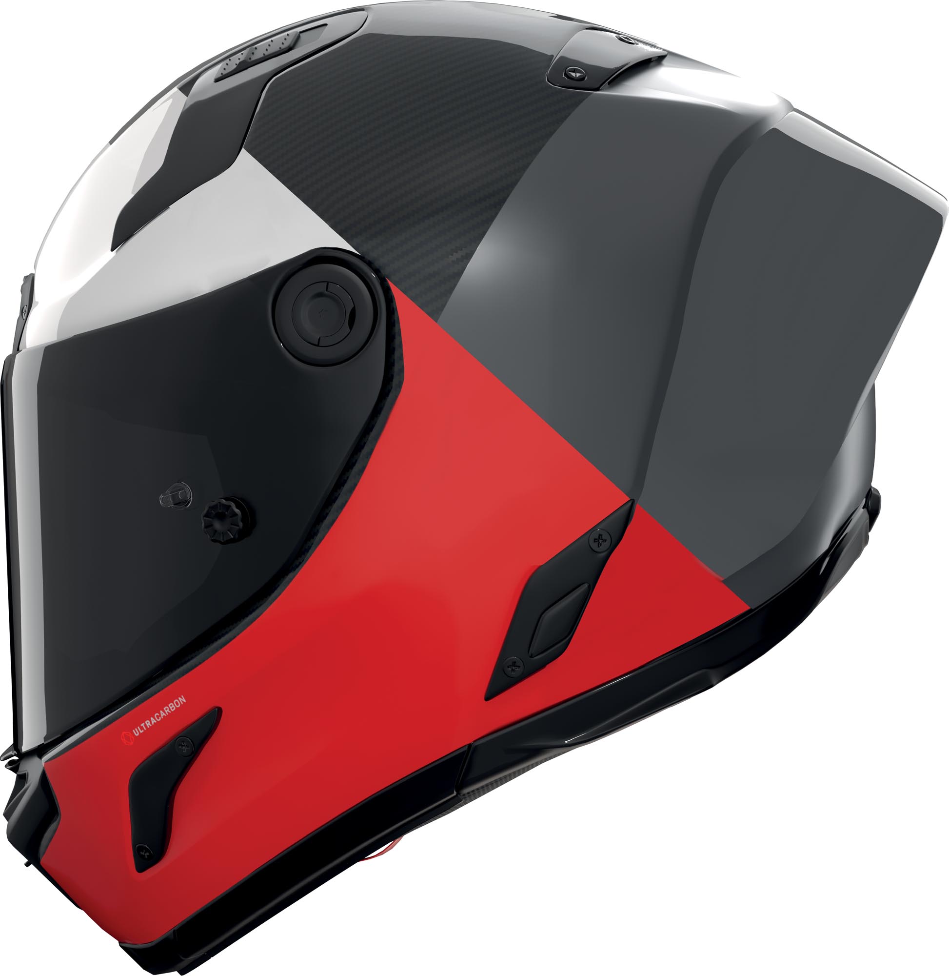 Nolan X-804 RS Ultra Carbon Blocco Hełm szary/czerwony XL (62) Rysunek 5