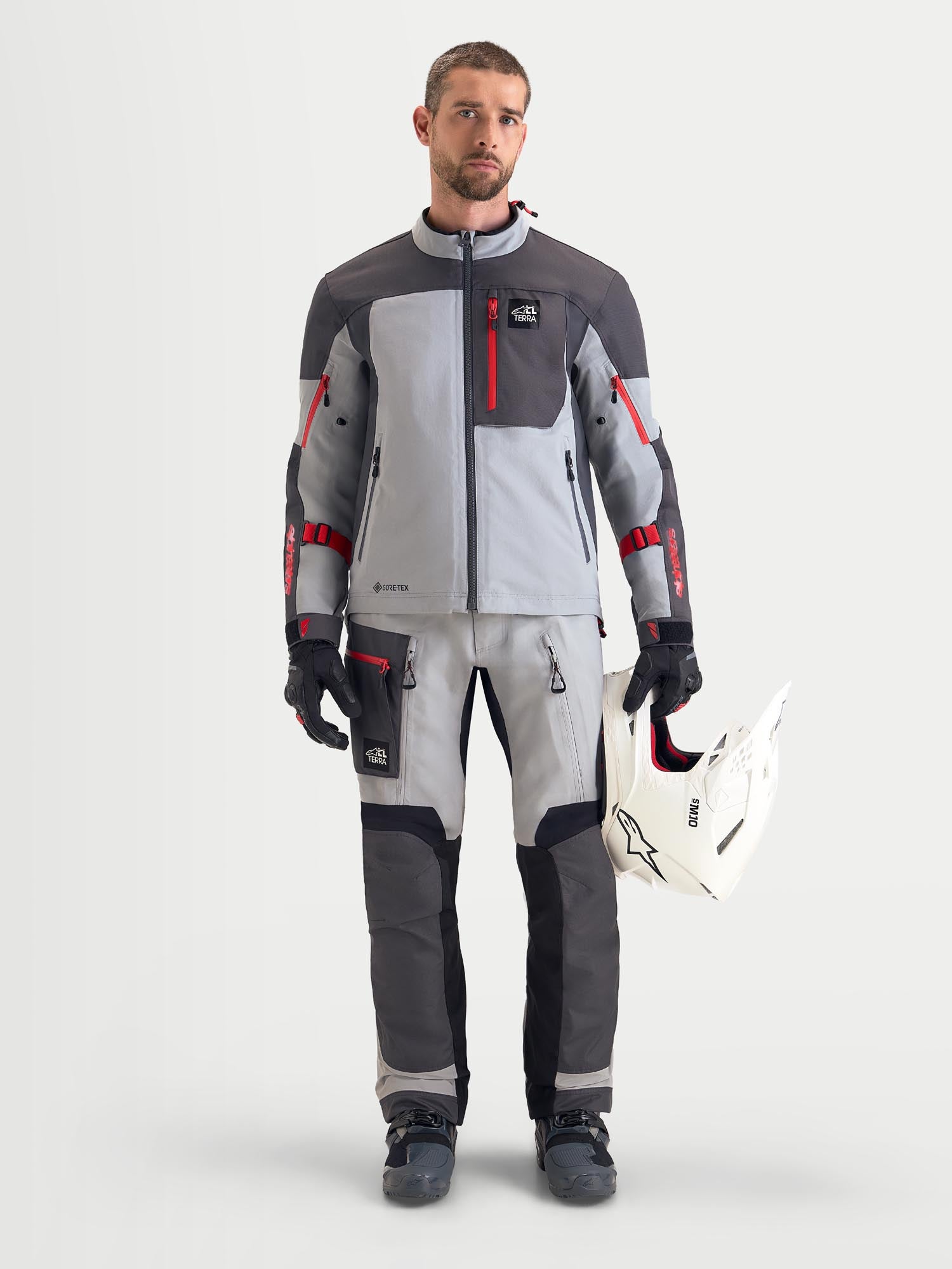 Alpinestars Arenis Gore-Tex waterproof Motorcycle Textile Pants grey/black 3XL Figure 3