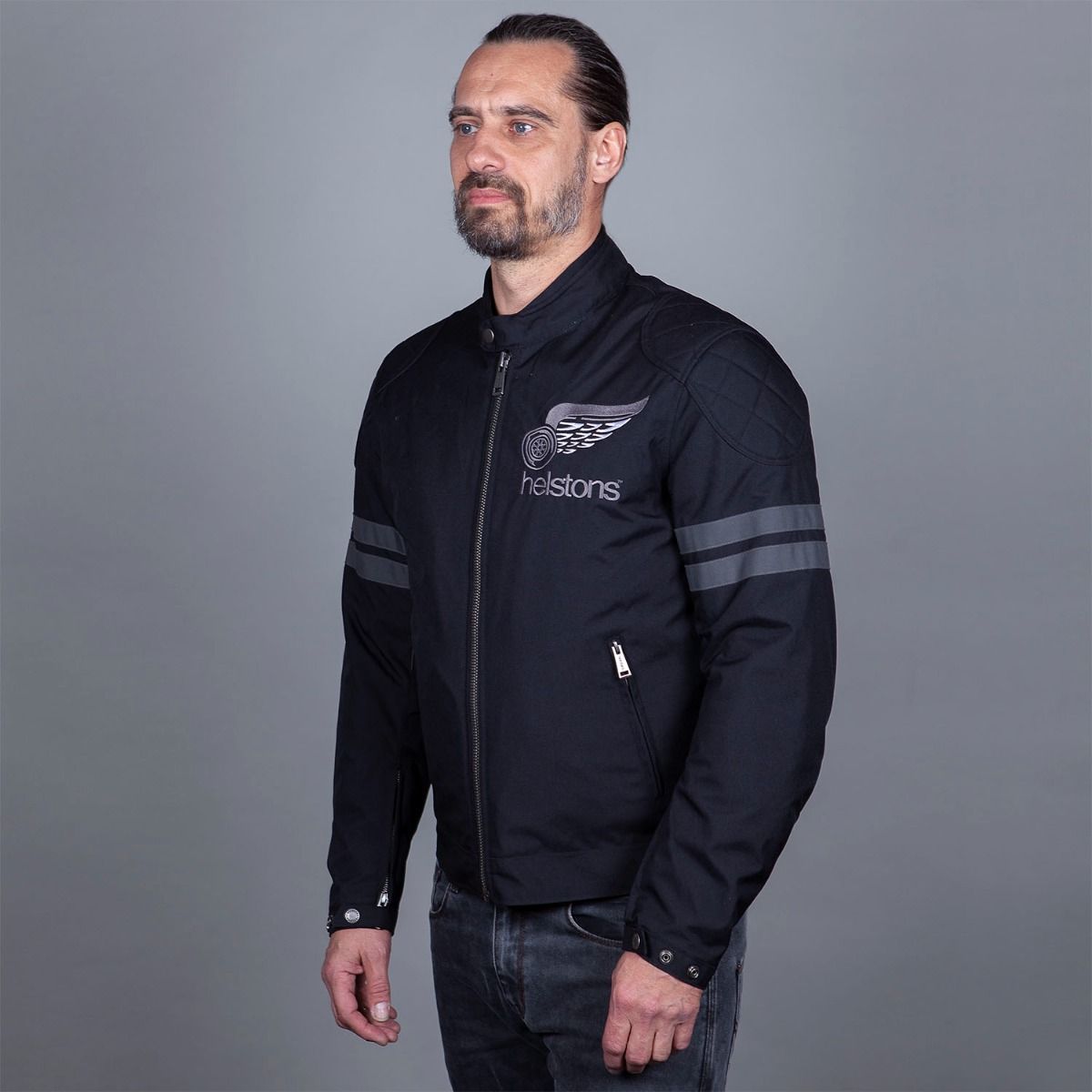 Helstons Jake Speed waterproof Motorcycle Textile Jacket M Figure 3